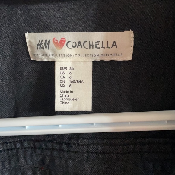 Black Jean Jacket Vest VINTAGE LOOK - Picture 2 of 3